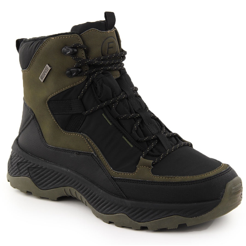 Filippo MTR6654 Khaki wasserdichte isolierte Herren-Trekkingschuhe schwarz