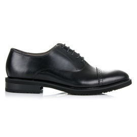 Sorrento Halbschuhe aus Leder schwarz