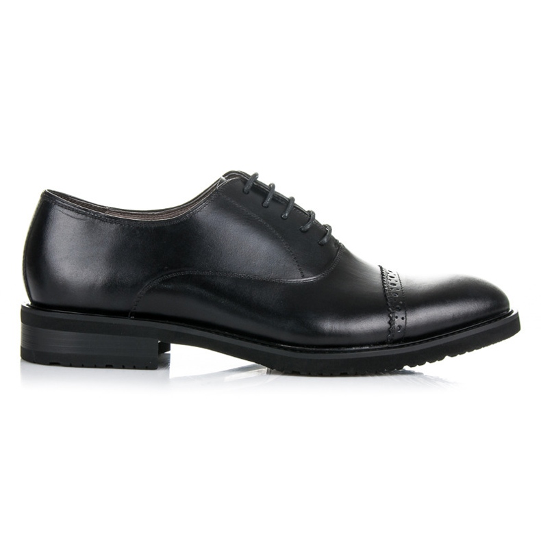 Sorrento Halbschuhe aus Leder schwarz