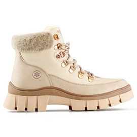 Isolierte Damenstiefel, beige CC-44CREM
