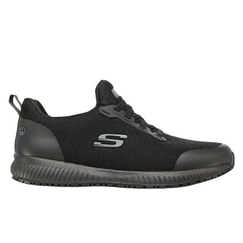 Skechers Work Relaxed Fit Squad Sr Myton 200051EC-BLK Schuhe schwarz