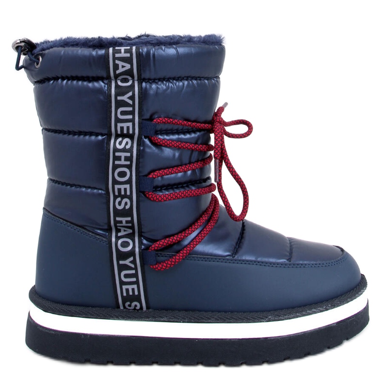 Archie Navy Damen-Schneestiefel blau