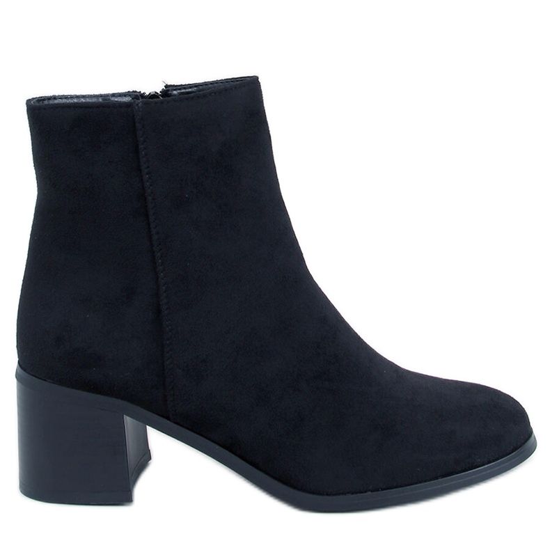 Klassische hochhackige Stiefeletten von Annie Black schwarz