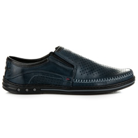 Lucca Slip-on BHs mit durchbrochener Optik blau