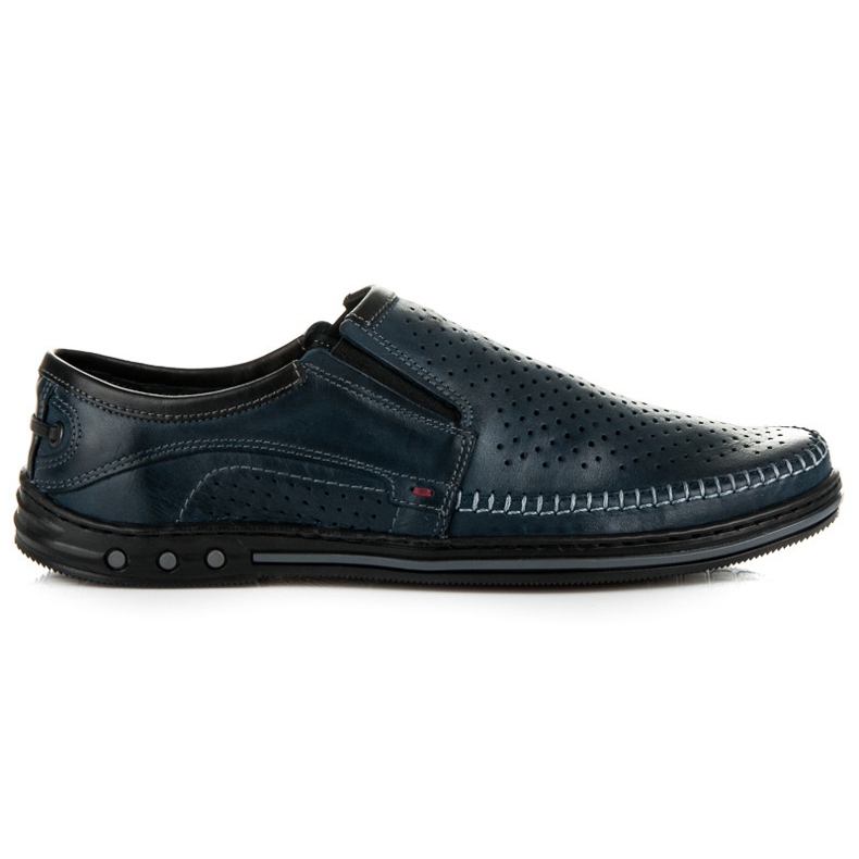 Lucca Slip-on BHs mit durchbrochener Optik blau