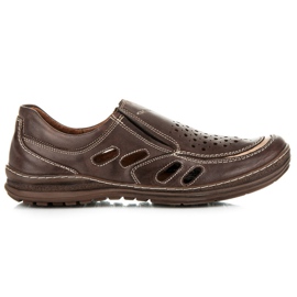 Lucca Durchbrochene Schuhe braun