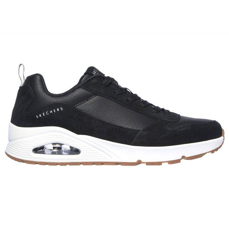 Skechers Uno Stacre 52468-BKW Schuhe schwarz