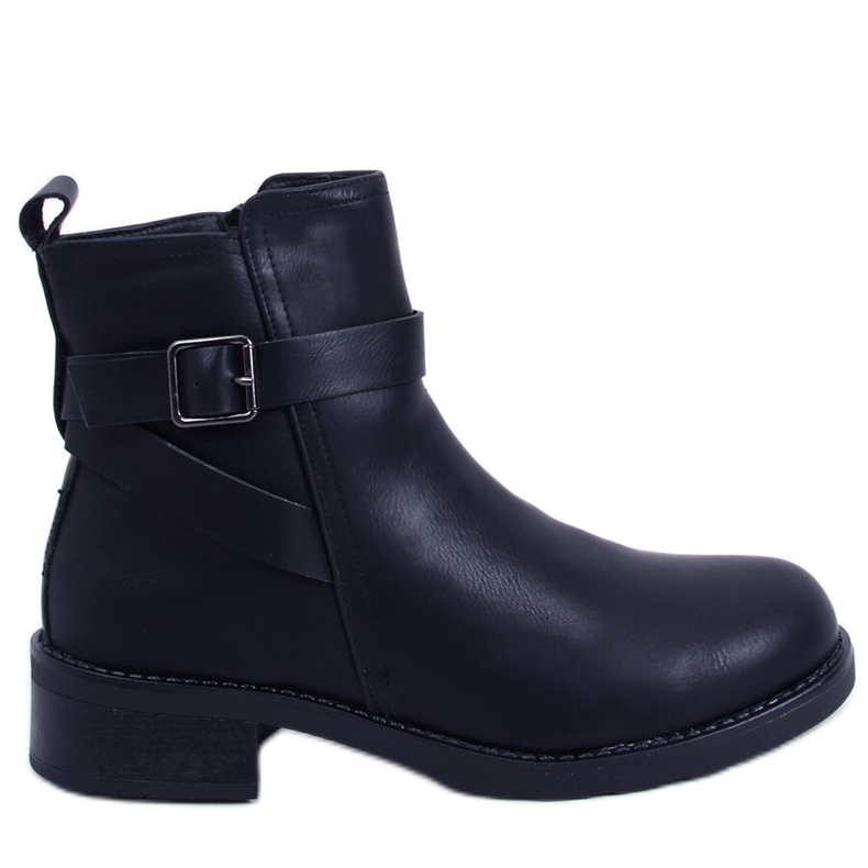 Einfarbige Chelsea-Stiefel für Damen Rubio Black schwarz