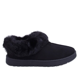 Kurze Emus-Hose mit schwarzem Fraley-Fellbesatz