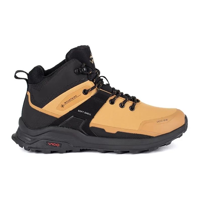 Vico Braune hohe Herren-Trekkingschuhe