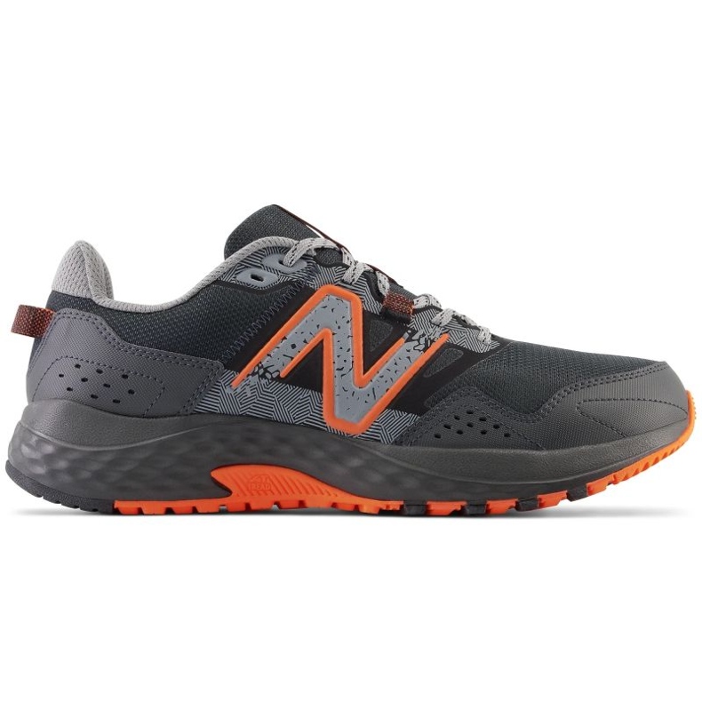 New Balance 410 Herren Outdoor-Laufschuhe, Sport-Sneaker, Grau und Orange (MT410LO8)