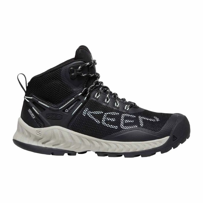 KEEN Nxis Evo Mid Wp Glass Schuhe KE-1025911 schwarz