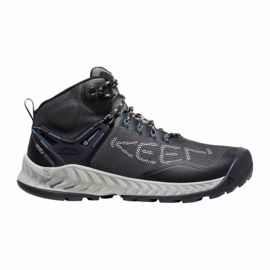 KEEN Nxis Evo Mid Wp Schuhe MAGNET/BRIGHT Cobalt KE-1026108 schwarz