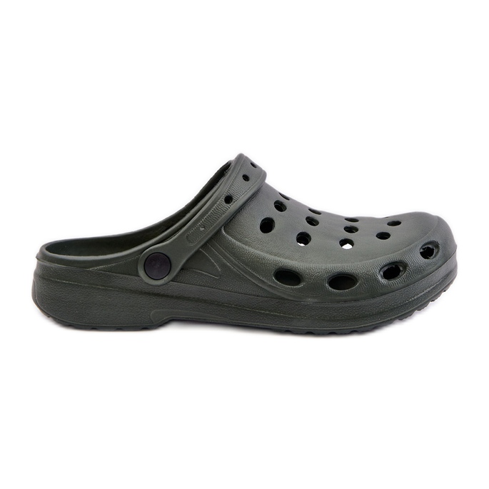 Herren-Flip-Flops-Sandalen für den Gartenpool, dunkelgrün