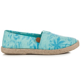 Vices Sommer-Slipons blau