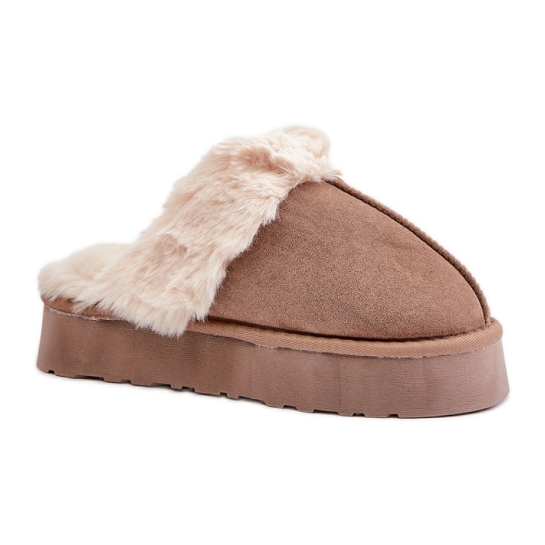 Hausschuhe Modell FA-181 Dunkelbeige