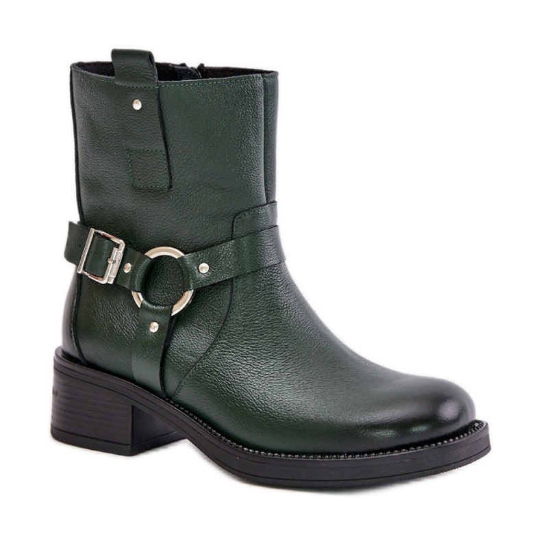 Zazoo 60480 Dunkelgrüne Stiefeletten