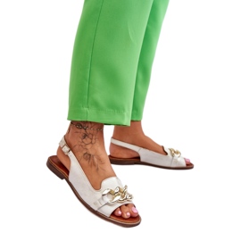 Step in style Sandalen Modell Lewski Shoes 3230 Beige/Gold – Treten Sie ein mit Stil