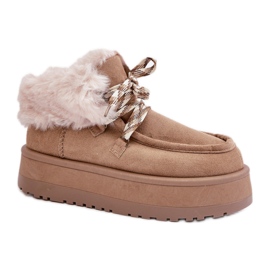 Schneestiefel Modell C3016 Dunkelbeige