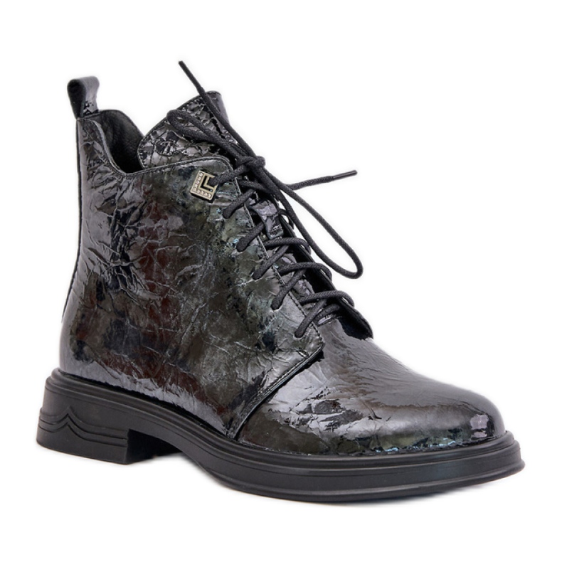 Da LZ42-042 Schwarz/Graue Stiefeletten