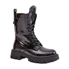 Arbeitermodell DA121P, schwarzer Lack