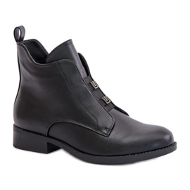 S.Barski HY42-716 Schwarze Stiefel