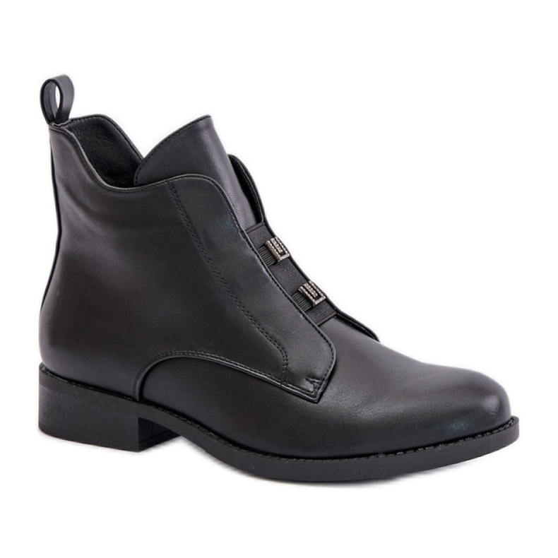 S.Barski HY42-716 Schwarze Stiefel