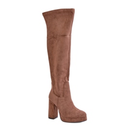 Modell LQ-79 Dunkelbeige Stiefel