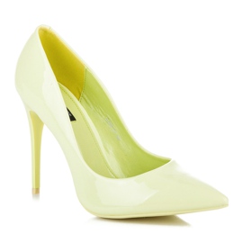Vices High Heels in Neon-Aquamarin grün