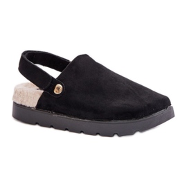 Hausschuhe Modell 100-418 Schwarz