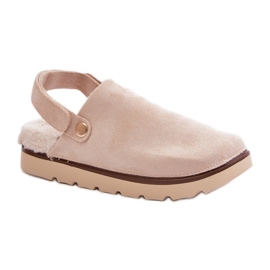Hausschuhe Modell 100-418 Beige