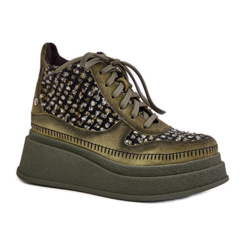 Maciejka 06759-09 Grüne Stiefeletten