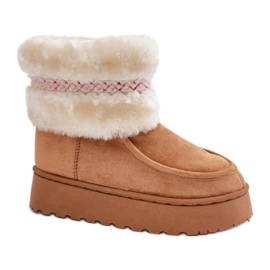 Modell 20201-4B Kamel-Schneestiefel braun