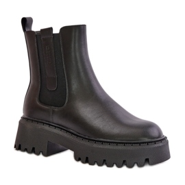 Big Star Chelsea-Stiefel OO274A386 Schwarz