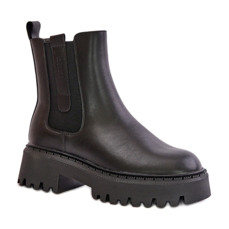 Big Star Chelsea-Stiefel OO274A386 Schwarz