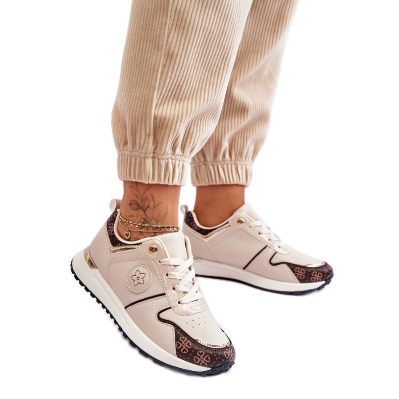 Sportschuhe Modell US6 Beige/Braun