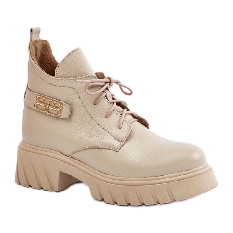 Zazoo 60483 Beige Stiefeletten