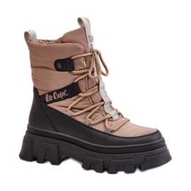 Lee Cooper LCJ-24-47-3143 Beige Schneestiefel
