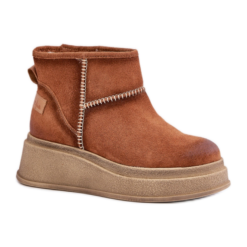 Maciejka 06769-29 Braune Schneestiefel