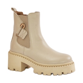 Zazoo 60490 Hellbeige Stiefel