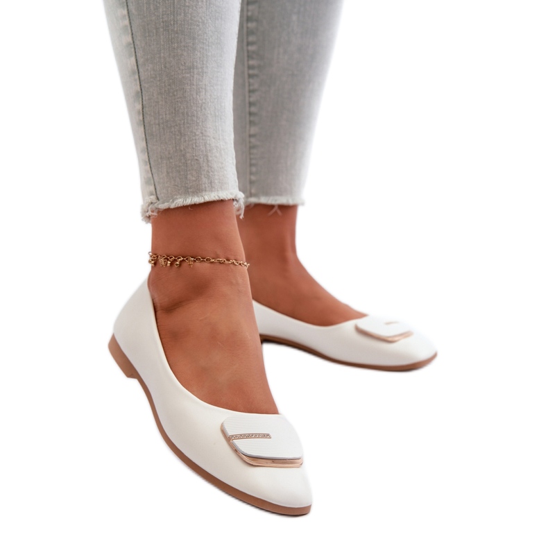 Ballerinas Modell ZA37 Weiß