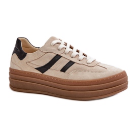 Zazoo N1176 Beige Sportschuhe
