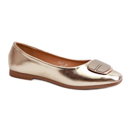 Ballerina-Schuhe Modell ZA37 Gold gelb