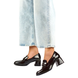 Pumps Mokassins Modell GD-FL475B Schwarz