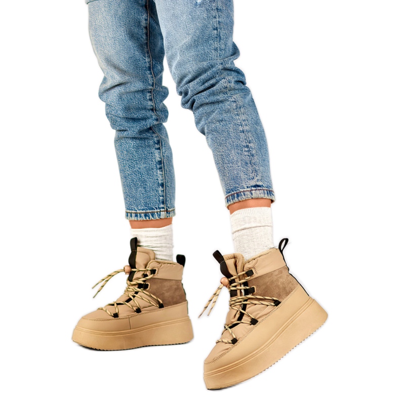 Schneestiefel Modell 24-72302BE Beige