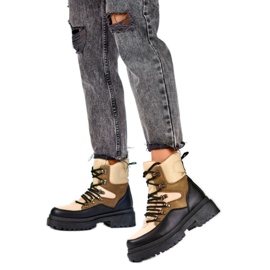 Trappers Modell A-852KH Beige/Schwarz