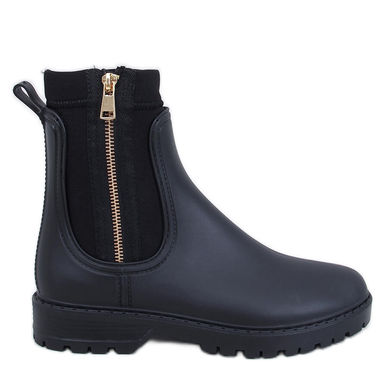 Damen-Chelsea-Stiefel, schwarz