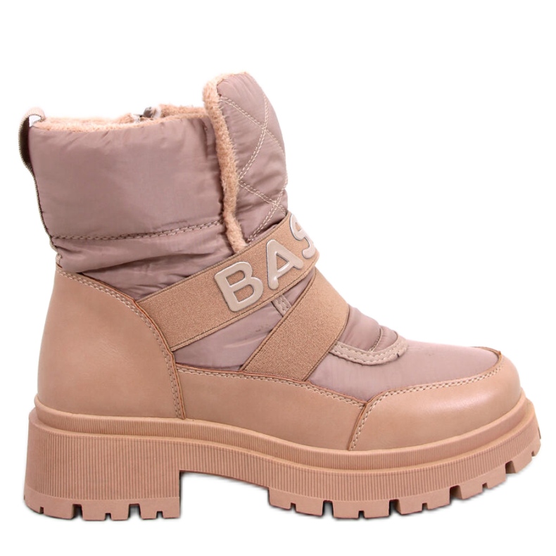 Damen-Schneestiefel Little Khaki beige