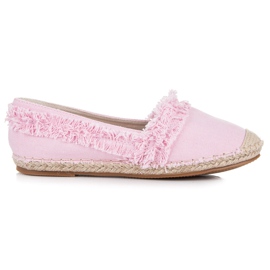 Vices Rosafarbene Espadrilles mit Quasten