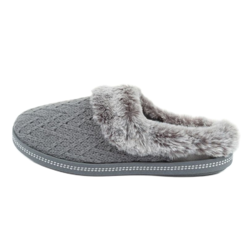 Skechers 167225/GR isolierte Damenhausschuhe, grau